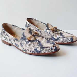 Sam Edelman Lior Snake Print Loafer Leather 7.5M